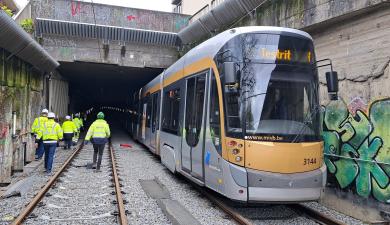 Test tram Albert