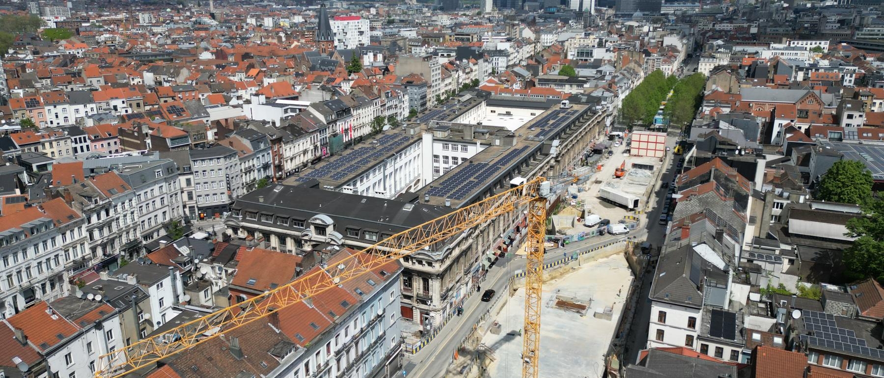 Chantier Toots Thielemans avec le Palais du Midi